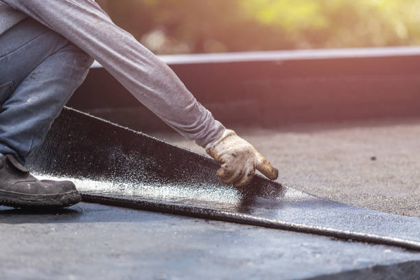 Professional Foundation Crack Repair technician working in Richland, MI